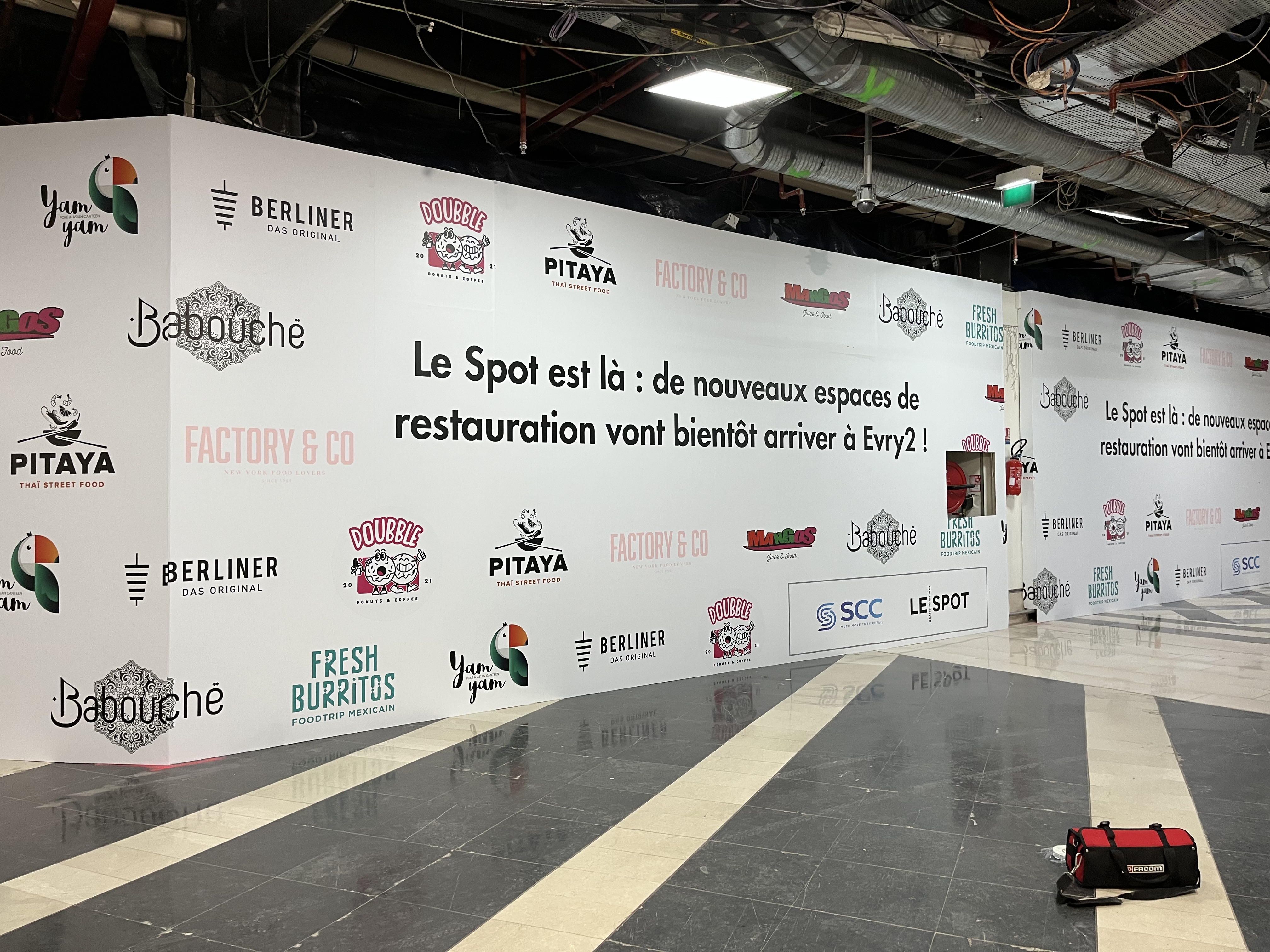 Accès sécurisé palissade centre commercial Toulouse