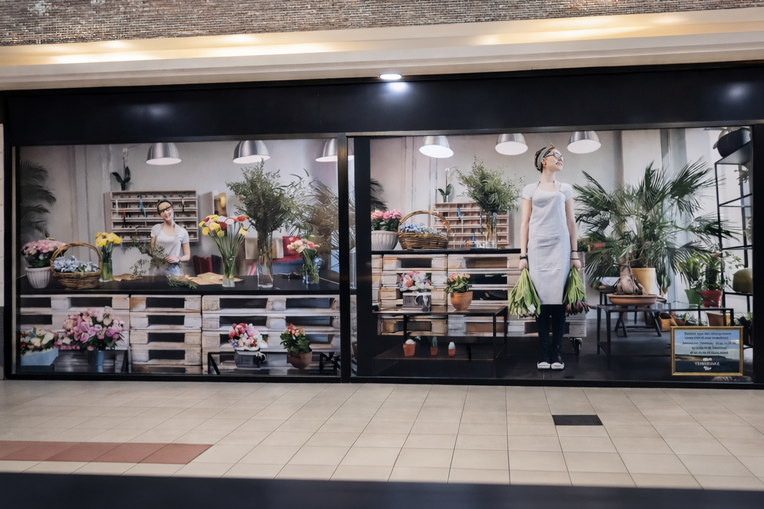 Palissade trompe l'oeil